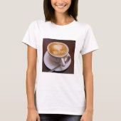 Love Heart Palm Springs Cappuccino Coffee Cup Mok T-shirt (Voorkant)