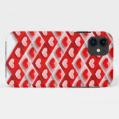 Love Heart Pattern Case-Mate iPhone Case (Achterkant (horizontaal))