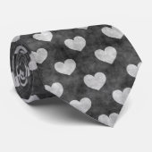 Love Heart Pattern SweeLieverd Stropdas (Opgerold)