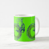 Love Heart Portland Bicycle Coffee Mok (Voorkant rechts)