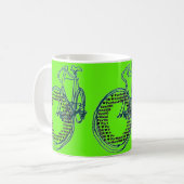Love Heart Portland Bicycle Coffee Mug (Devant gauche)