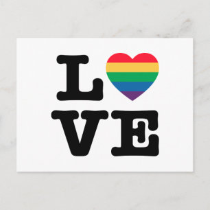 Love Heart Pride Briefkaart