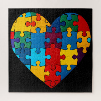Love Heart Puzzle Sensibilisation sur l'autisme d'