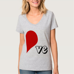 LOVE HEART RECHTERKANT -.png T-shirt