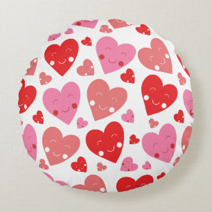Love Heart Rond Kussen