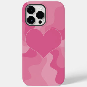 Love Heart - Roze Case-Mate iPhone 14 Pro Max Hoesje