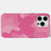 Love Heart - Roze Case-Mate iPhone Case (Achterkant (horizontaal))