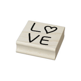 Love Heart Rubberstempel