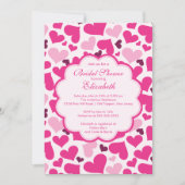 Love Heart Spring Invitation de douche nuptiale (Devant)