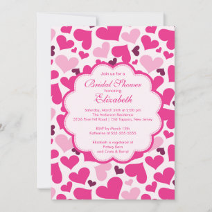 Love Heart Spring Invitation de douche nuptiale