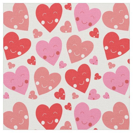Love Heart Stof (Close Up)