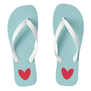 Love Heart Teenslippers Beach Footwear
