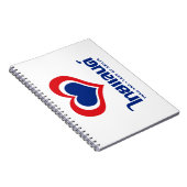 Love [Heart] Thailand ♦ Thai Language Script ♦ Notitieboek (Rechterzijde)