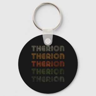 Love Heart Therion T-shirt Grunge  Style Zwart Sleutelhanger