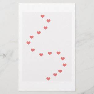 Love Heart Trails write paper Briefpapier