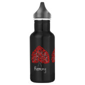 Love Heart Tree zwarte fles (Links)