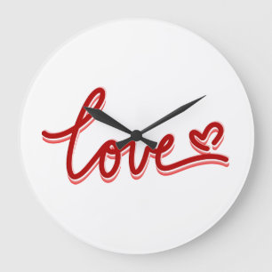 Love Heart Valentijns Grote Klok