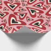 Love Heart Wrapping Paper Cadeaupapier (Hoek)