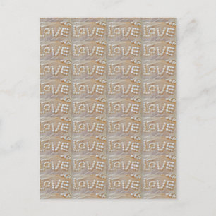 Love Heart Zee Shell Beach Hearts Seashells Summer Briefkaart