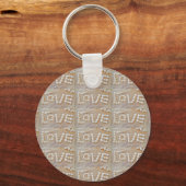 Love Heart Zee Shell Beach Hearts Seashells Summer Sleutelhanger (Voorkant)