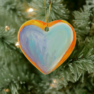 Love Hearts Art Custom Holiday Cadeaux Ornements