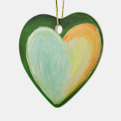 Love Hearts Art Custom Holiday Cadeaux Ornements (Gauche)