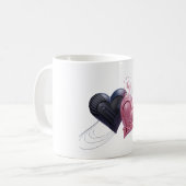 Love Hearts Boire Mug (Devant gauche)
