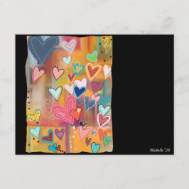 Love Hearts Briefkaart