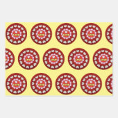 Love Hearts Bright Art Wrapper Papier d'artisanat (Devant)