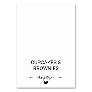 Love Hearts Buffet Food Labels Kaart