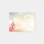 Love Hearts Bunny Post-it® Notes (Voorkant)