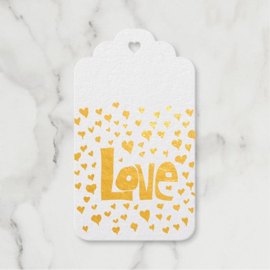 Love Hearts Cadeaulabels (Voorkant)