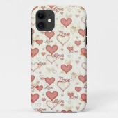 Love Hearts coque iphone (Dos)