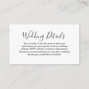 Love Hearts Détails du Mariage Carte de boîtier