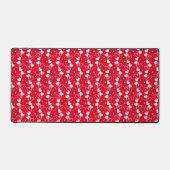Love Hearts Doddles, Red, Desk Mat (Recto)