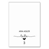 Love Hearts Escort Place Cartes (Par défaut)