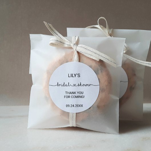 Love Hearts Fête des mariées Favoriser Sticker