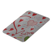 Love Hearts Flexible Photo Magnet (Côté Gauche)