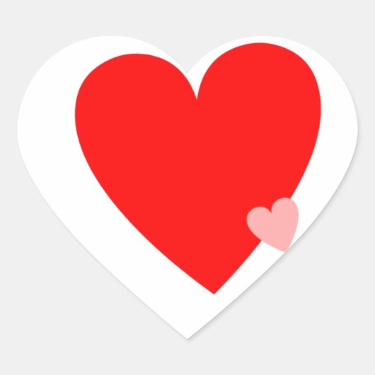 Love Hearts Hart Sticker (Voorkant)