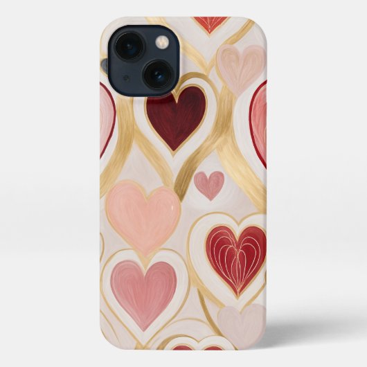 Love Hearts iPhone Hoesje (Achterkant)