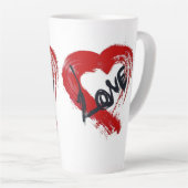 Love Hearts Latte Mok (Rechterhoek)