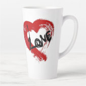 Love Hearts Latte Mug (Droite)