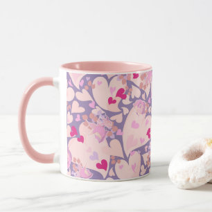 Love Hearts & Mug Rose