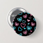 Love Hearts Ronde Button 5,7 Cm (Voorkant /achterkant)