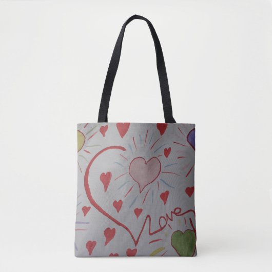 Love Hearts Sac fourre-tout (Devant)