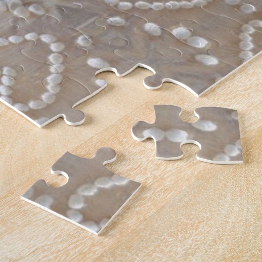 Love Hearts Sea Shells, Romantic Exotic Tropical Legpuzzel (Zijkant)