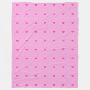 Love Hearts - Seamless Pattern 14 Fleece Deken