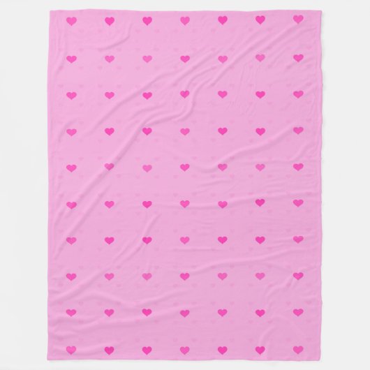 Love Hearts - Seamless Pattern 14 Fleece Deken (Voorkant)