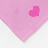 Love Hearts - Seamless Pattern 14 Fleece Deken (Hoek)