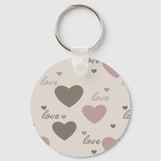 Love Hearts Sleutelhanger (Voorkant)